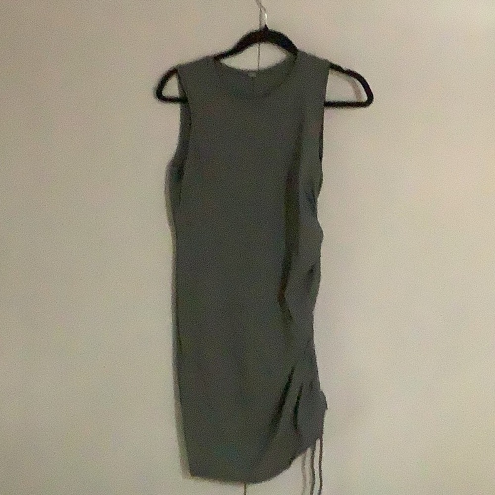 Lululemon Athletica Grey Ruched Sheath Dress